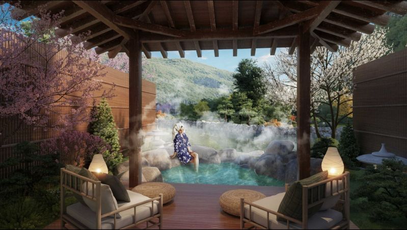 Thiết kế bể sục Onsen đẳng cấp