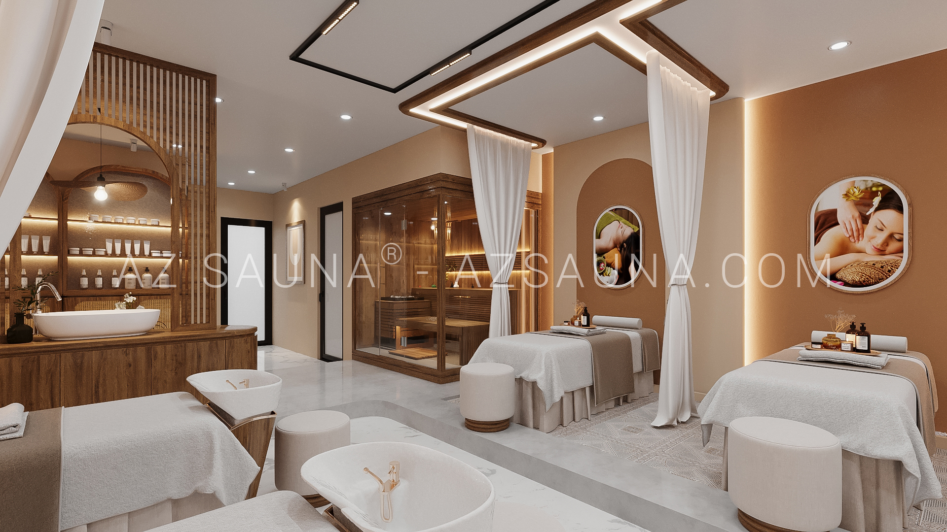 Thiết kế thi công ANNA Spa - Lương Ngọc Quyến - Thái Nguyên