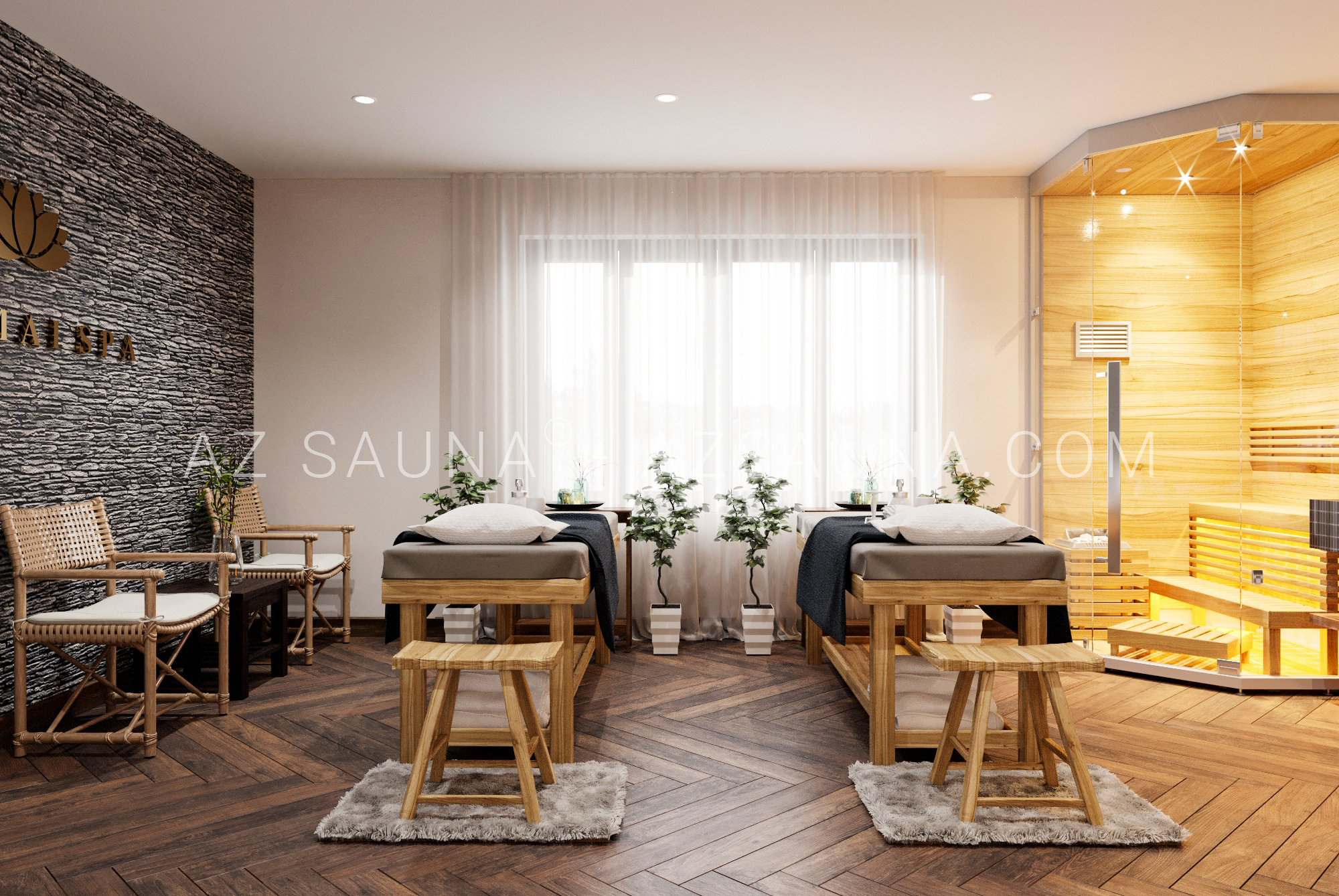 Thiết kế thi công Sao Mai Spa - Nghệ An