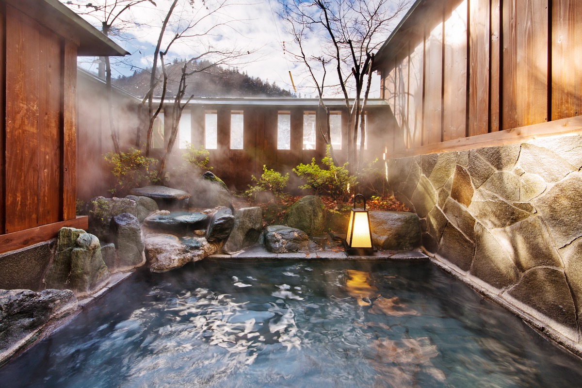 6 loại bồn tắm khác nhau ở Onsen Ryokan